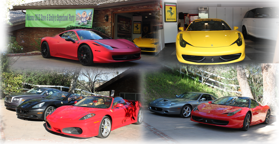 Ferrari Show at Steve Goldfield Estate