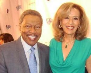 Marilyn McCoo and Billy Davis Jr. arrives at the red carpet of C.A.R.R.Y. event, Intercontinental Hotel Century City CA