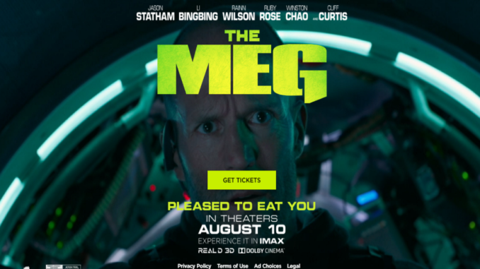 MEG Movie Starring Jason Statham